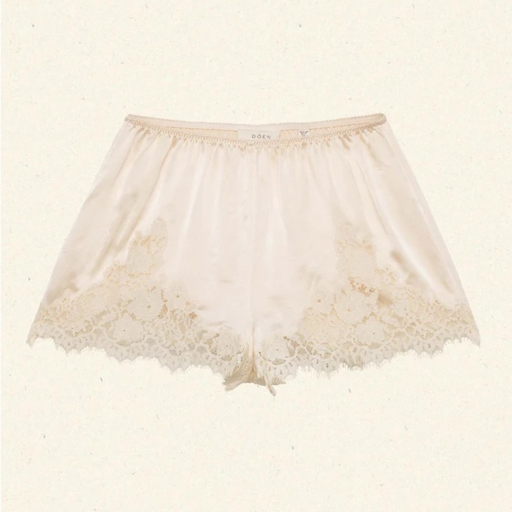 Doen sold out Iona Shorts in Sea Salt